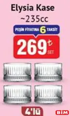 PAŞABAHÇE ELYSİA KASE 235 CC 4'LÜ